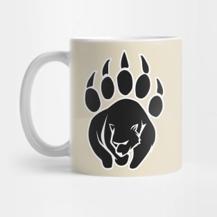 Grizzly bear paw Mug